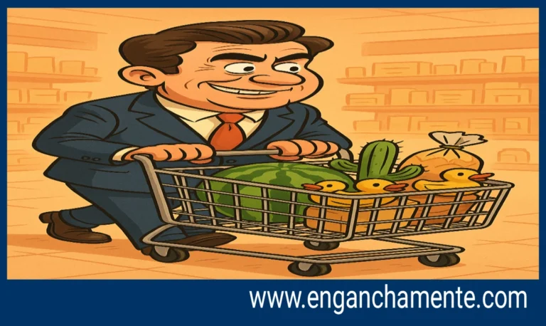 Político en el súper: misión secreta