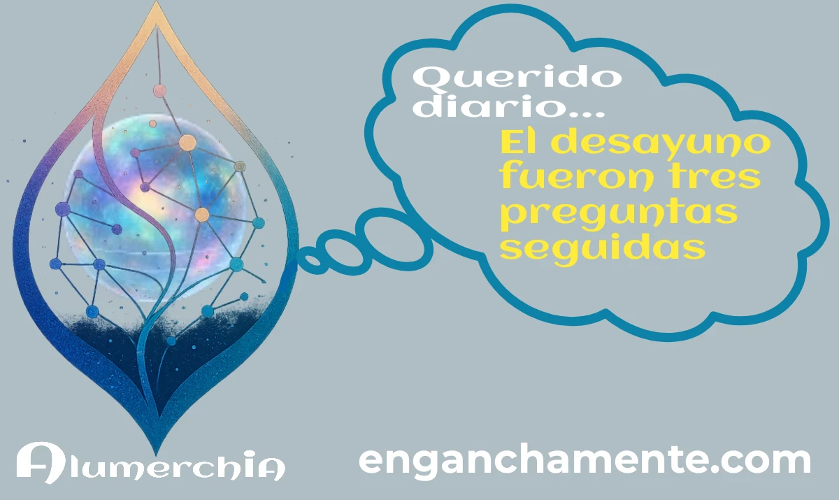 El desayuno fueron tres preguntas seguidas