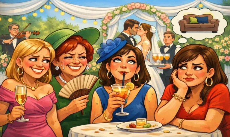 Todas fuimos a la boda incómoda