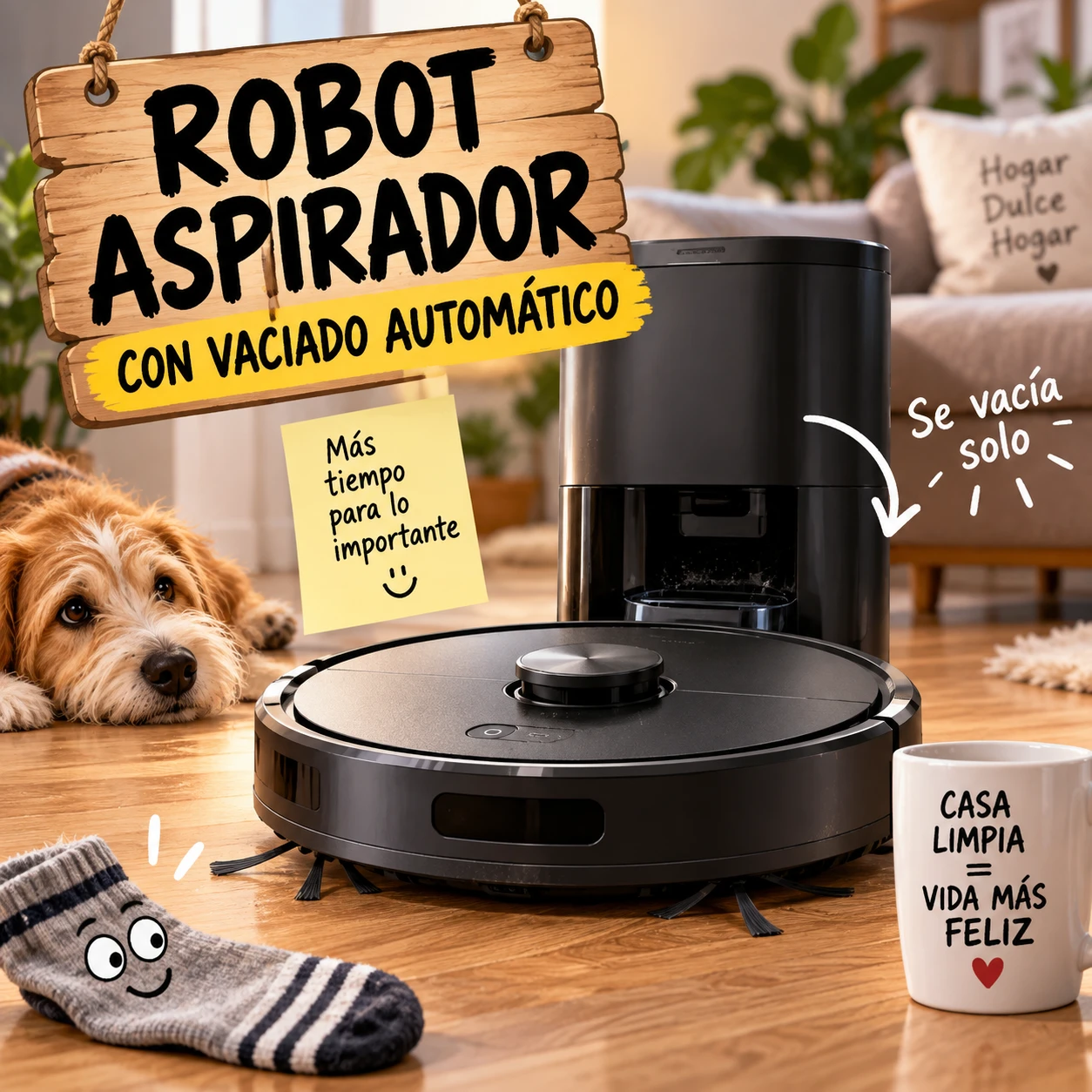 Robot aspirador con autovaciado: el enemigo de la pelusa